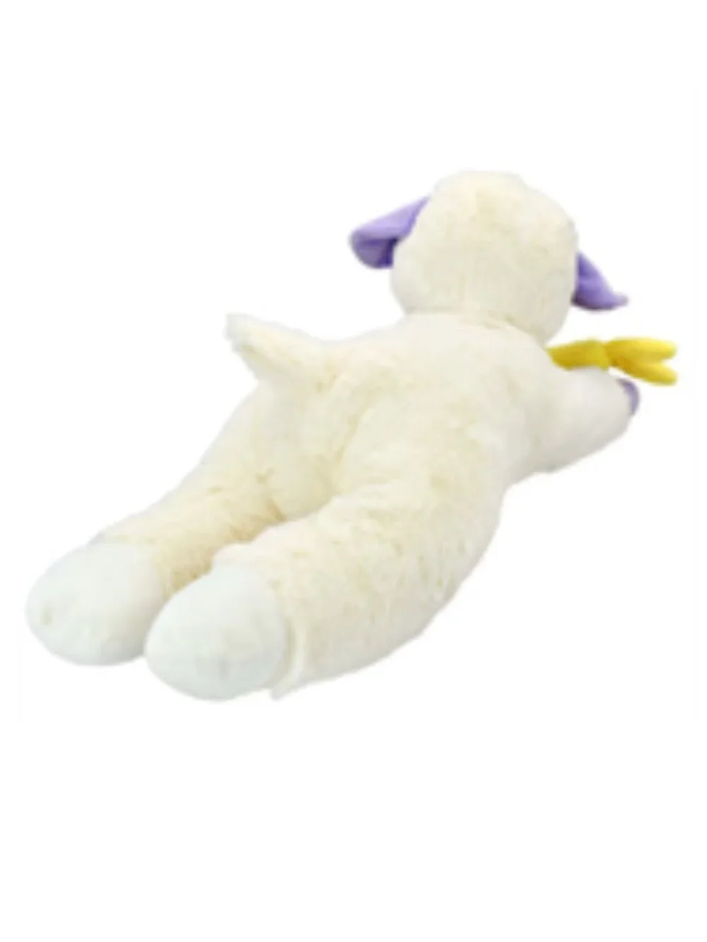 NWT ~ Multipet's Giant Spring Plush Lamb Chop Dog Toy w/ Yellow Peep Bunny